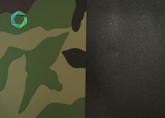 Camouflage Woven Vinyl Tent Fabric 650gsm , Anti Uv Camo Tent Fabric Military Grade